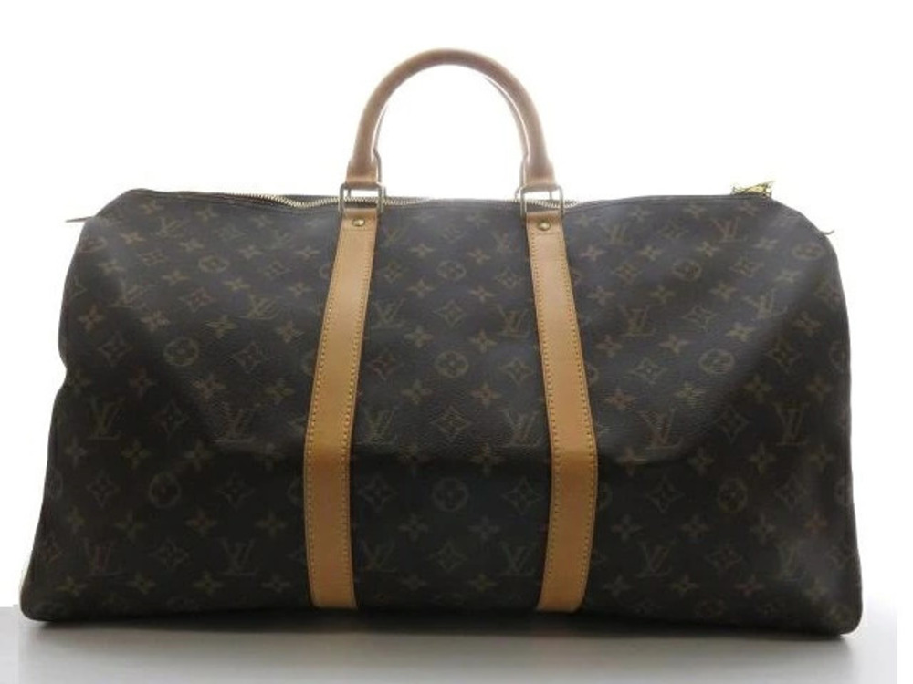 LOUIS VUITTON Keepall Boston Bag Monogram